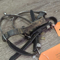 Fine Round Sm Hammerhead Spurs, Leather Spur Straps, Bling *gc, clean & dirty, scratches, scuffs, peeling bling
