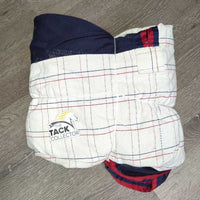 Cotton & Mesh Summer Sheet, neck, 2 legs *vgc, clean, mnr stains & hair, older
