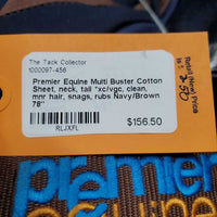 Cotton Sheet, neck, tail *xc/vgc, clean, mnr hair, snags, rubs
