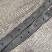 Soft Wide Stirrup Leathers *gc/fair, older, tape, dirty, rubs, film, xholes, scratches, loose stitching
