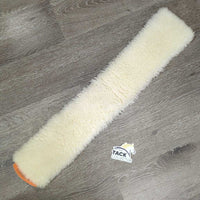Wool Fleece Short Girth Cover *xc, clean, mnr inner stains & clumpy
