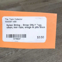 Nylon String - Blanket Strap ONLY *vgc, clean, mnr rubs, snags & pills

