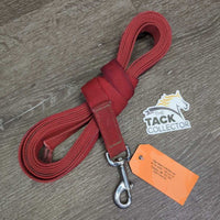 Nylon Web Lunge Line *gc/fair, older, dirty, stains, cut off loop end/frays, rubs
