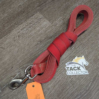 Nylon Web Lunge Line *gc/fair, older, dirty, stains, cut off loop end/frays, rubs
