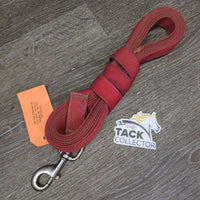 Nylon Web Lunge Line *gc/fair, older, dirty, stains, cut off loop end/frays, rubs
