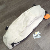 Canvas Cantle Bag, Zipper *vgc, clean, frayed/unstitched seams, v.long loose inside threads
