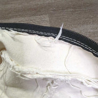 Canvas Cantle Bag, Zipper *vgc, clean, frayed/unstitched seams, v.long loose inside threads

