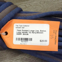 Thick Padded Lunge Line, Swivel, Loop Handle *xc
