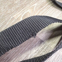 Hvy Nylon & Mesh Bottom Tote Bag *gc/fair, clean, snags, threads, peeling, rough edges & straps, v.cracked & peeling lining

