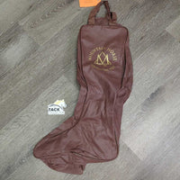 Thin Tall Boot Bag, zipper *vgc, clean, unstitched seam
