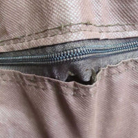 Thin Tall Boot Bag, zipper *vgc, clean, unstitched seam
