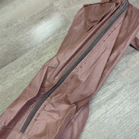Thin Tall Boot Bag, zipper *vgc, clean, unstitched seam
