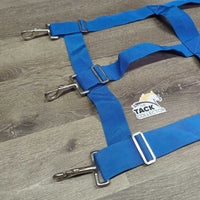 Open Nylon Web Stall Guard, snaps *xc, mnr stains & rubs
