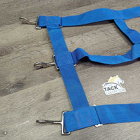 Open Nylon Web Stall Guard, snaps *xc, mnr stains & rubs
