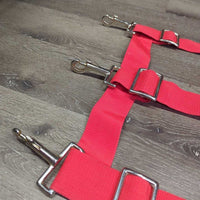 Open Nylon Web Stall Guard, snaps *vgc, mnr dirt, rust, stains & rubs
