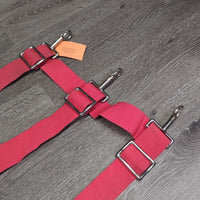Open Nylon Web Stall Guard, snaps *vgc, mnr dirt, rust, stains & rubs
