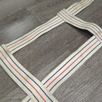 Cotton Web Open Stall Guard *gc, stained, dingy, mnr dirt, rust, threads rus
