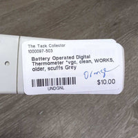Battery Operated Digital Thermometer *vgc, clean, WORKS, older, scuffs
