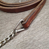 72" Fine Soft 15" wide Show Lead Shank, 24" Fine Nose Chain *vgc, mnr rubs, clean
