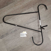 Portable Stall Mount Wire - Metal Saddle Rack *gc, rubs, scratches, mnr tape
