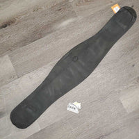 Wide Roper Neoprene & Nylon Web Cinch, velcro Liner, 2x D Rings *vgc, clean, hairy, residue, creased/bumpy bottom
