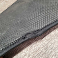 Wide Roper Neoprene & Nylon Web Cinch, velcro Liner, 2x D Rings *vgc, clean, residue, creaesed/bumpy bottom
