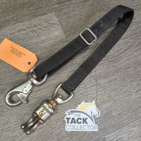 Adjustable Nylon Web Trailer Tie *gc/fair, dirt, film, rusty, twists, stiff snaps
