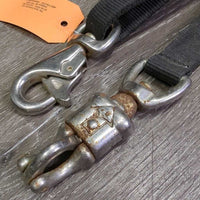 Adjustable Nylon Web Trailer Tie *gc/fair, dirt, film, rusty, twists, stiff snaps
