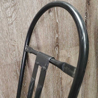 Stall Mount Metal Folding Saddle Rack *vgc, mnr dirt, scratches, scrapes & rubs

