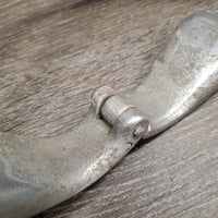 Aluminum Nutcraker & Nylon Cribbing Collar *fair, v.dirty, torn & extra holes, rubs, frays, snags
