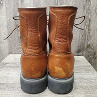 MENS Roper Work Boots, Laces, Steel Toes *xc/like new, mnr scuffs, dirt & scratches
