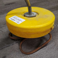 Floating Water Trough Heater *WORKS, gc/fair, stains, rust, thick scale, bent cord cover
