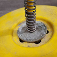 Floating Water Trough Heater *WORKS, gc/fair, stains, rust, thick scale, bent cord cover
