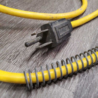 Floating Water Trough Heater *WORKS, gc/fair, stains, rust, thick scale, bent cord cover
