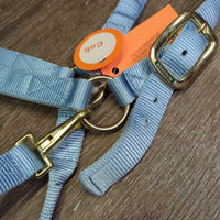 Nylon Halter, adj, snap *vgc, clean, mnr stains, rubs & frays

