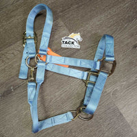 Nylon Halter, adj, snap *vgc, clean, mnr stains, rubs & frays
