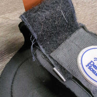 Open Front & Hind Boots, velcro *gc, clean, threads, threads, frayed & pilly edges
