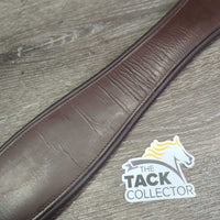 Leather Padded Girth, els *vgc, clean, dirt, stains, residue/sticky, mnr hairy seams
