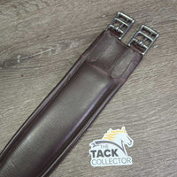 Leather Padded Girth, els *vgc, clean, dirt, stains, residue/sticky, mnr hairy seams
