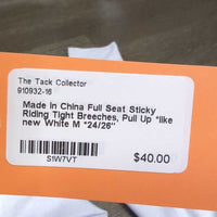 Full Seat Sticky Riding Tight Breeches, Pull Up *like new
