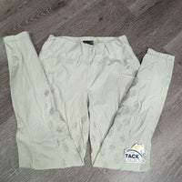 Full Seat Sticky Breeches, Pull On, Glitter & Bling *vgc, mnr snags, seam puckers, rubs & pills, dingy
