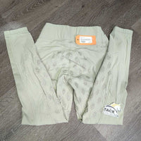 Full Seat Sticky Breeches, Pull On, Glitter & Bling *vgc, mnr snags, seam puckers, rubs & pills, dingy
