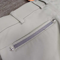 Full Seat Sticky Breeches *gc, mnr snags & runs, seam puckers, discolored/stained seat & legs
