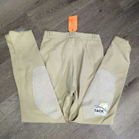High Waist Thick Ribbed Breeches *gc, older, mnr threads, seat stains/discolored
