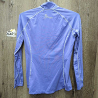 LS Base Layer? Shirt, 1/4 Zip Up *xc, mnr seam rubs/pulls
