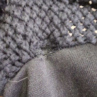 Crochet Fly Veil Ear Bonnet *vgc, clean, mnr faded, v.curled

