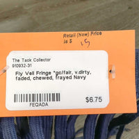 Fly Veil Fringe *gc/fair, v.dirty, faded, chewed, frayed
