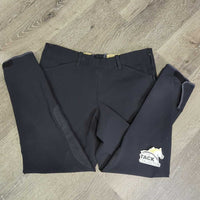 Hvy Side Zip Breeches *vgc, older, faded, seam puckers, pilly lining
