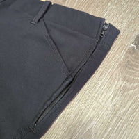 Hvy Side Zip Breeches *vgc, older, faded, seam puckers, pilly lining
