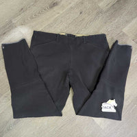 Side Zip Hvy Breeches *gc/fair, hairy velcro, faded, snags, v.pilly lining, v.thin & holey ankles, o lder
